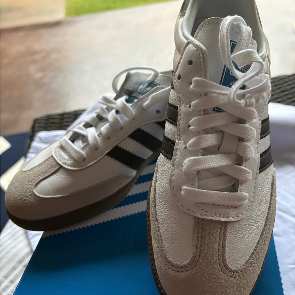 Adidas Samba OG White and Black Originals